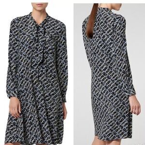 NWT L.K. Bennett London Domino Lotte Silk Dress size 4